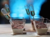Vanilla Panna Cotta w/Bourbon Oak Infusion & Milk Chocolate Almond Shavings (William Werner & Derek Poirier, Polite Persuasion w/Valrhona)